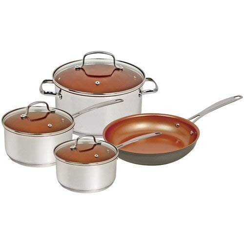 Nuwave Duralon Ceramic Nonstick 7 Pc. Cookware Set