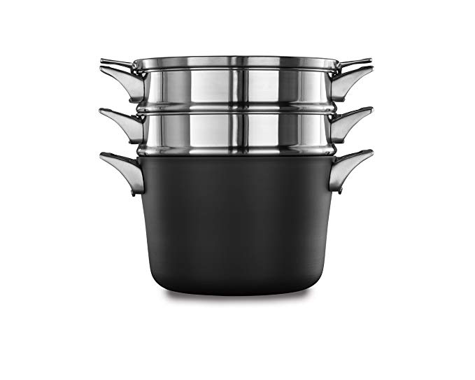 Calphalon Premier Space-Saving Hard-Anodized Non-Stick 8-Qt. Multi-Pot & Lid