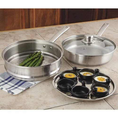 Fagor Stainless Steel 4-Piece Multi-Pan Set