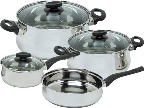 Magefesa Deliss Stainless Steel 7 Piece Cookware Set