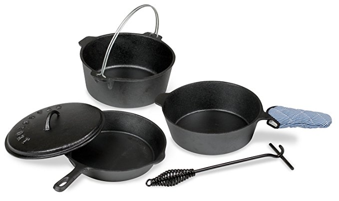 Stansport Cast Iron Set Pre Seasoned