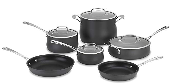 Cuisinart 64-10 Contour Hard Anodized 10-Piece Cookware Set