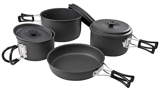 Chinook Trekker Hard Anodized 7 Piece Cookset