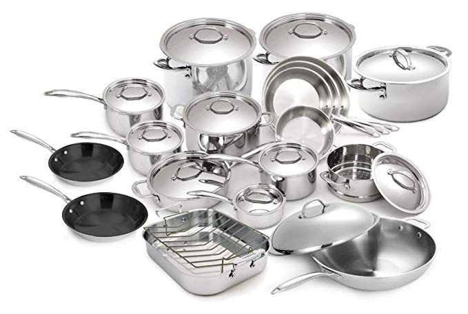 Cuisinox POT-300 Elite 30-Piece Super Cookware Set