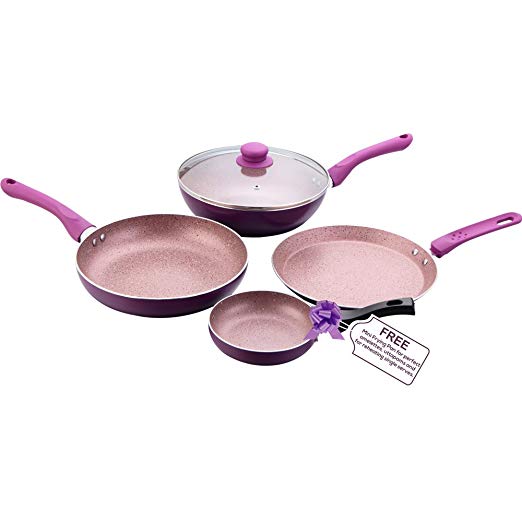 Wonderchef Royal Velvet Induction Base Cookware Set, 4-Pieces