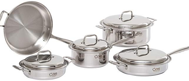 360 Cookware Stainless Steel Cookware Set, 9-Piece Review