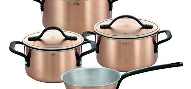 Rösle Chalet – Copper and Stainless Steel 7-Piece Cookware Set – 3 Stockpots, 1 Saucepan, 3 Lids Review